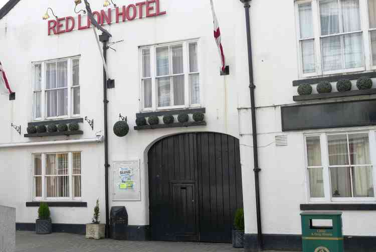 Gate shut: The Red Lion Hotel