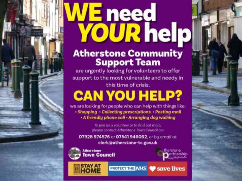 Your town needs you: Volunteers required to join community support team