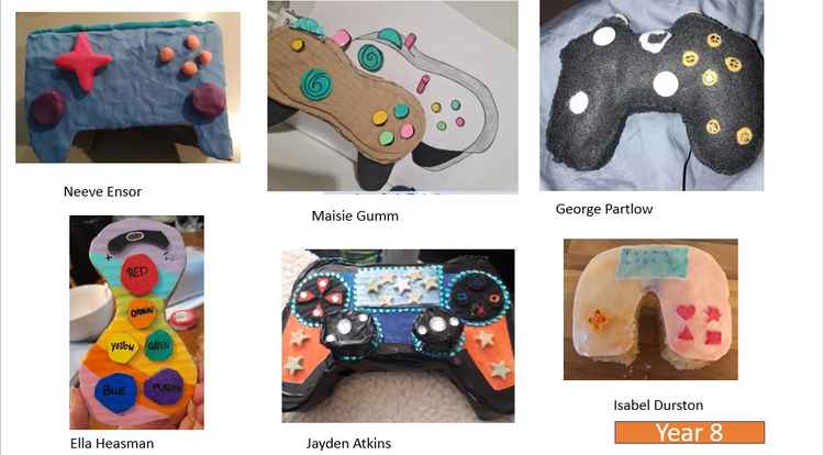 Year 8 designs included these creations