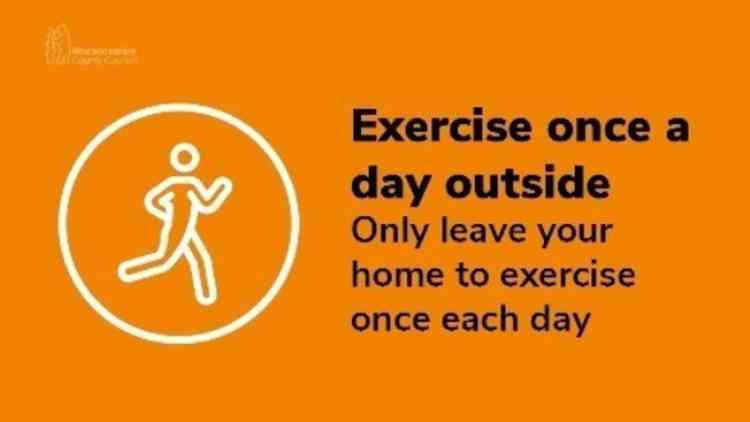 Daily exercise: No specific time has been put on it