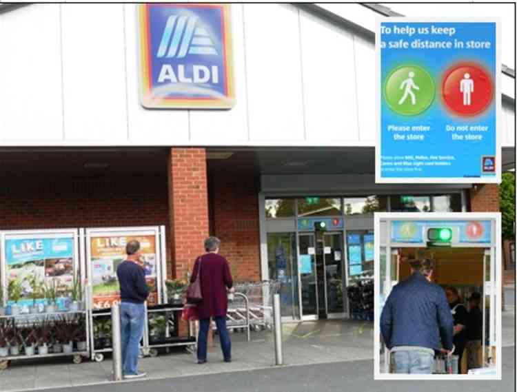 In and out: Aldi's Station Street store