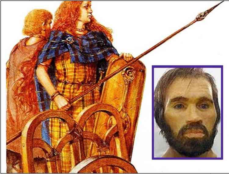 High priestess?: Boudica may have used a Druid phropecy before the battle.  The remains of a bearded Druid, found in 1984 and named Lindow Man, was date linked to around 60AD and may have perished in some kind of ritual sacrifice by fellow escapees fleein