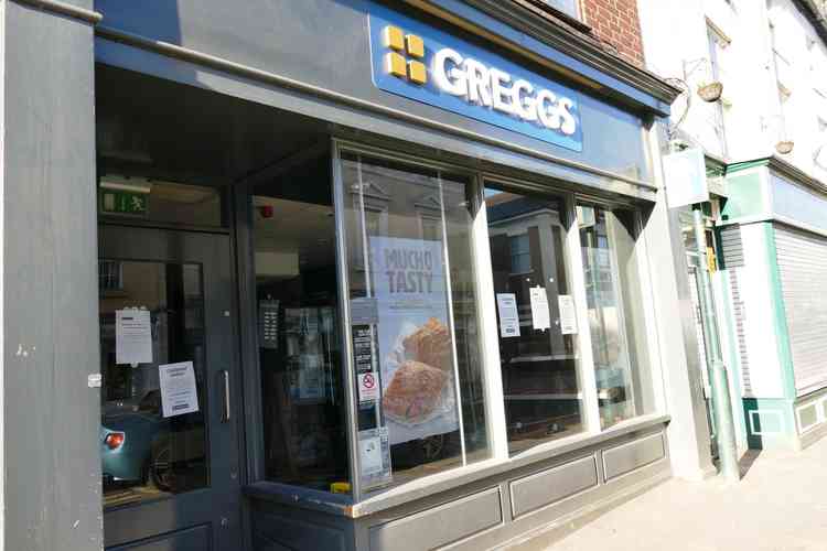 Greggs: Still shut on Atherstone's Long Street