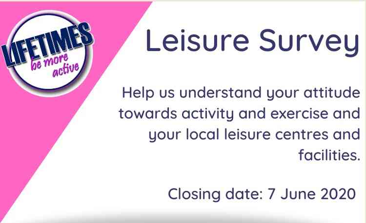 Leisure survey: Must be in by June 7