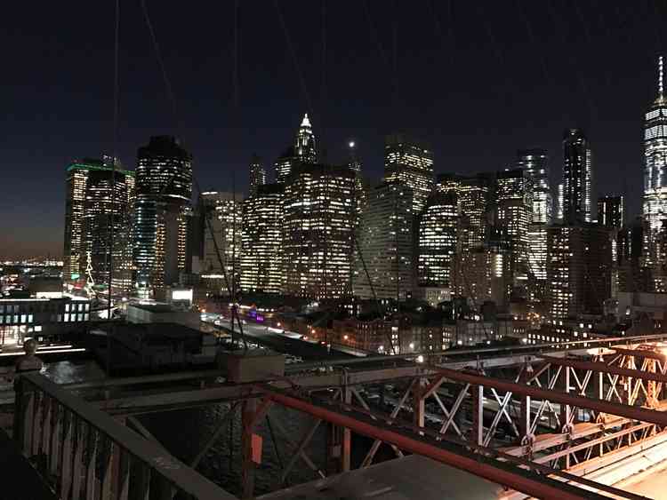 Where it all began: Brooklyn Bridge of sighs, oohs and aahs   . . . . Picture by Nick Hudson