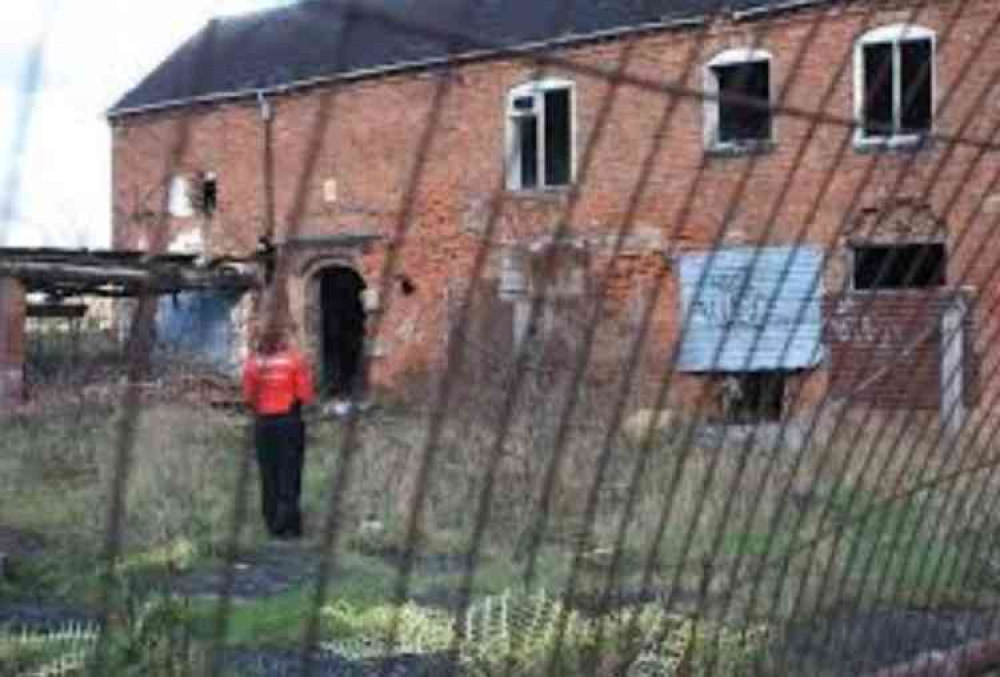 Bheind the barricades: Derelict buildings pose great risks, says the WFRS