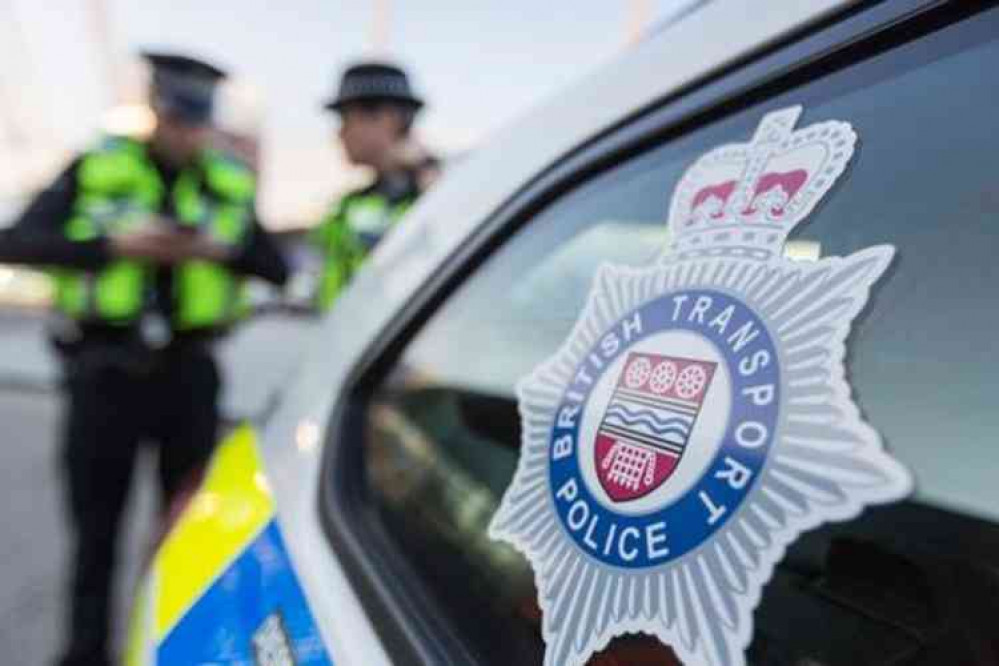Called to the scene: British Transport Police oficers