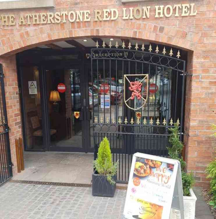 Getting back together: Slimming World members at tghe Red Lion Horel in Atherstone