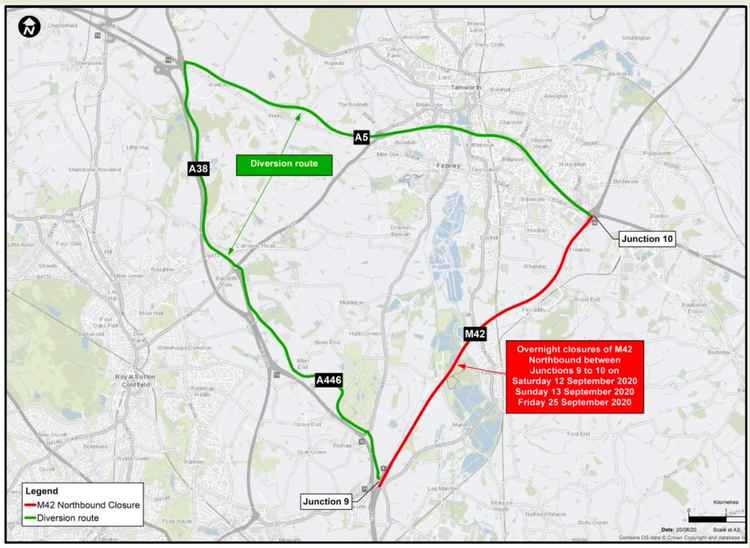 Road closures: For ground investigation surveys