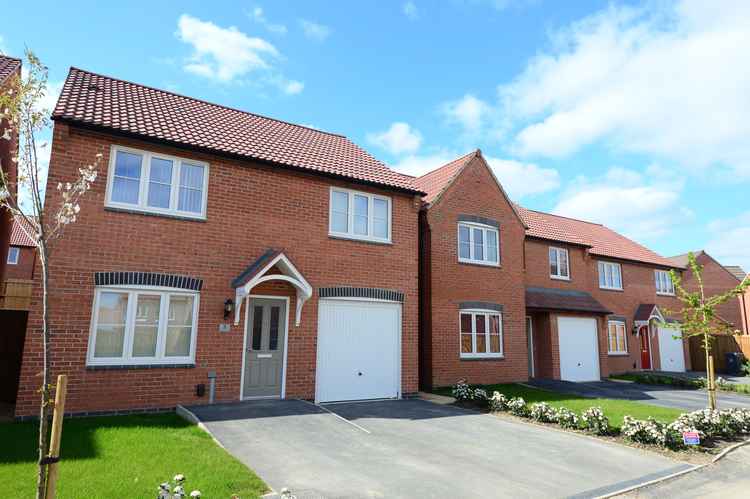 A typical Bellway East Midlands street scene