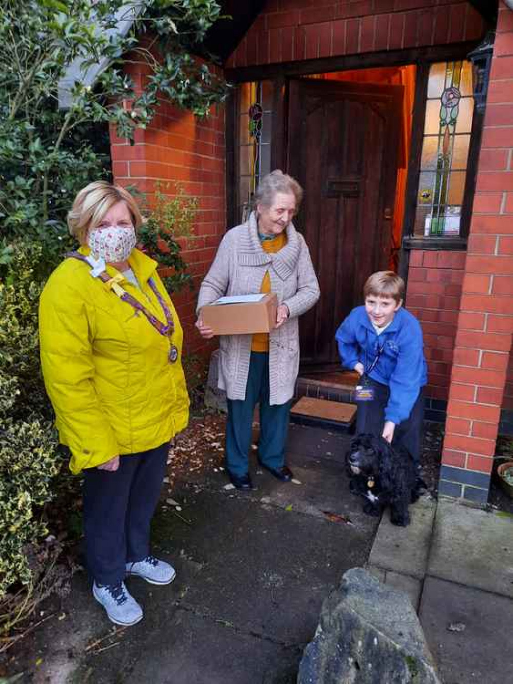 200 high teas were delivered by volunteers over the festive period