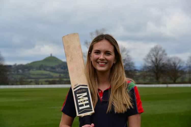 Millfield cricketer Jess Hazell will take part in the Western Storm academy for the 2021 season