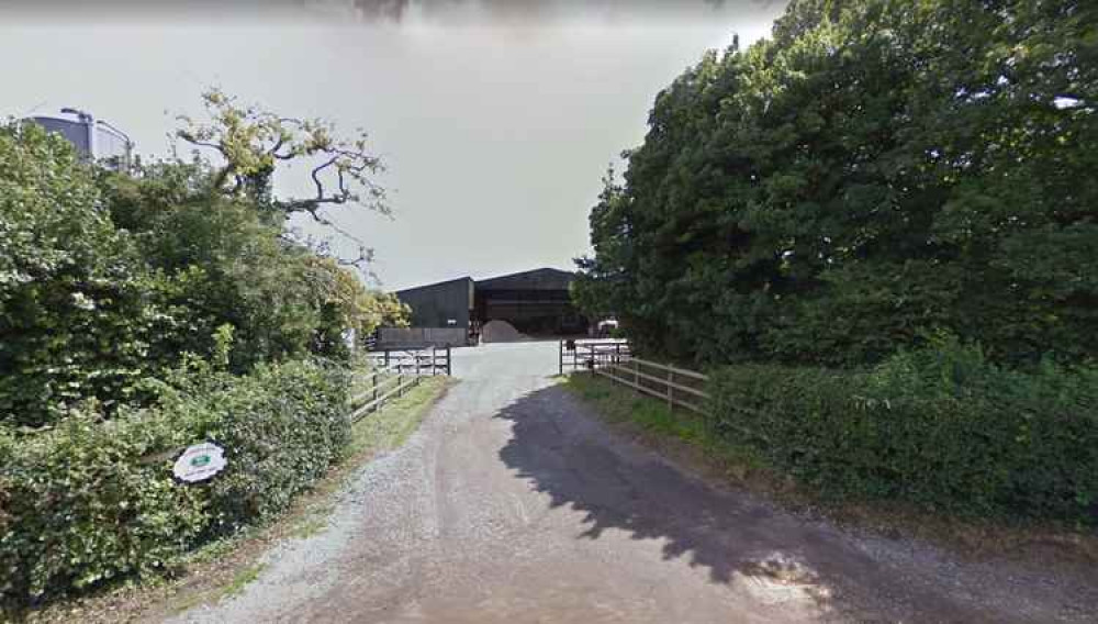 The entrance to West Park Farm, where the arena will be created (Photo: Google Street View)