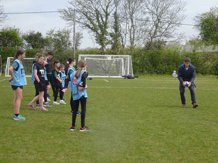 Anthony Allen leads a session in Ashcott