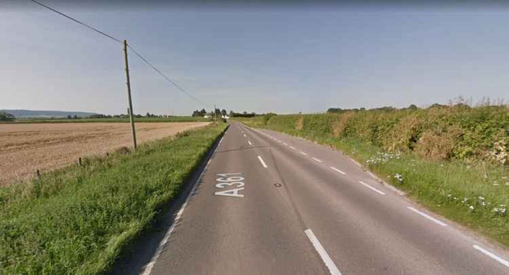 The crash happened on the A361 near to Greinton (Photo: Google Street View)