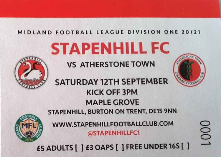 Ticket to success?: Stapenhill v ATCFC