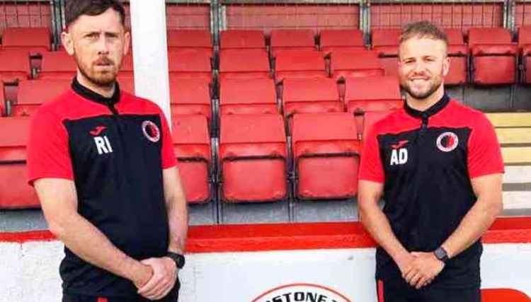 Early promise: From joint managers Ross Innes, left, and Adam Davies