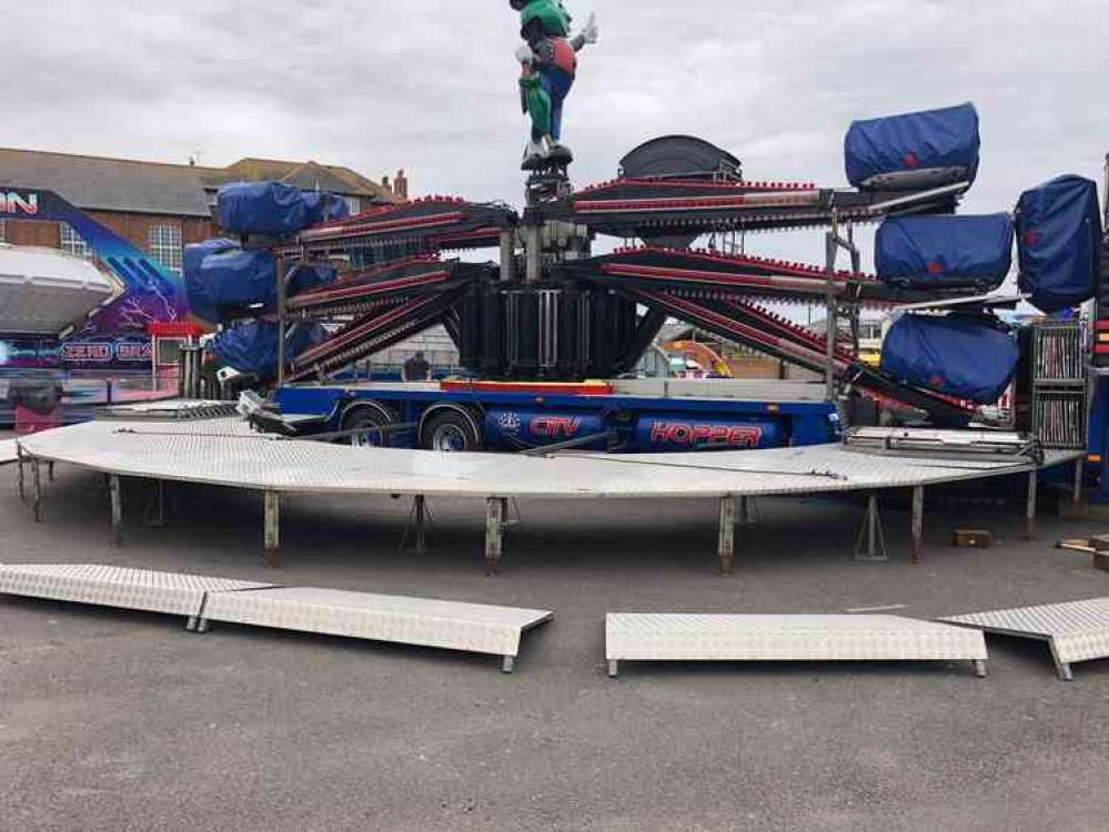 Preparations for the park's reopening are underway (Photo credit: Henry Danter)