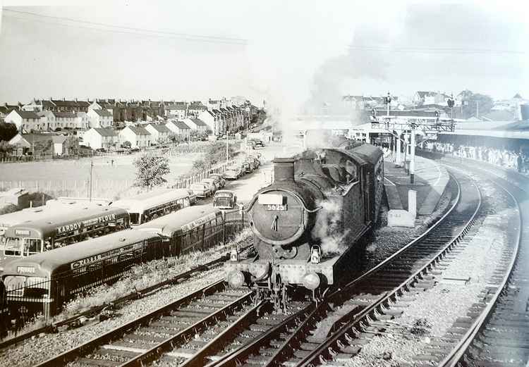 The station in 1962