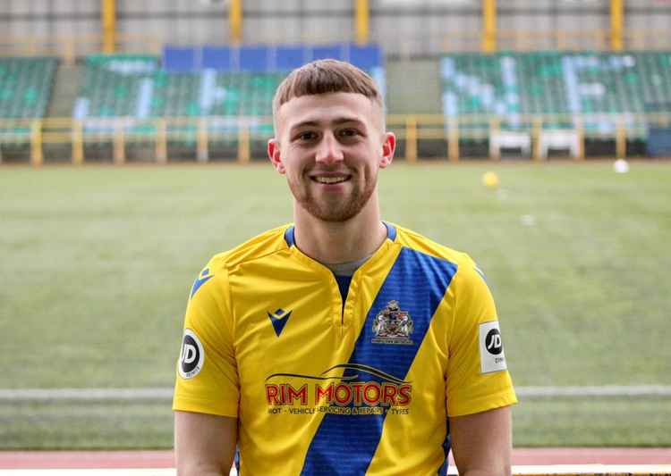 Striker Rhys Kavanagh