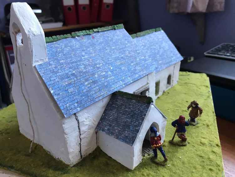 Gareth's reconstructed medieval model church