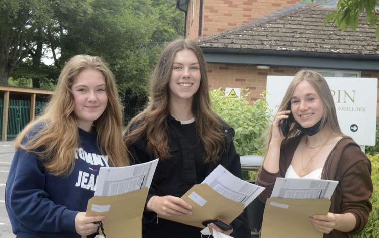 GCSE Results Day 2021 at Crispin School