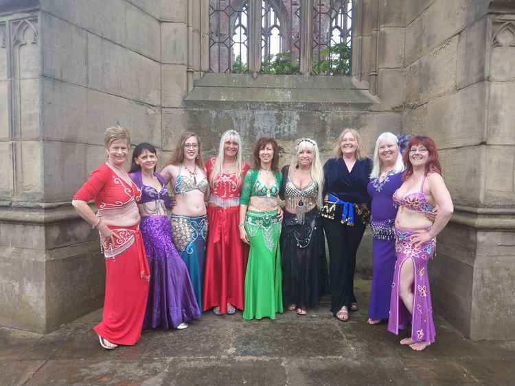 The ladies regularly perform at charity events and festivals