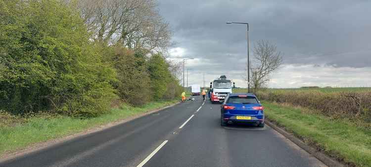 The road was reopened just before 3pm today