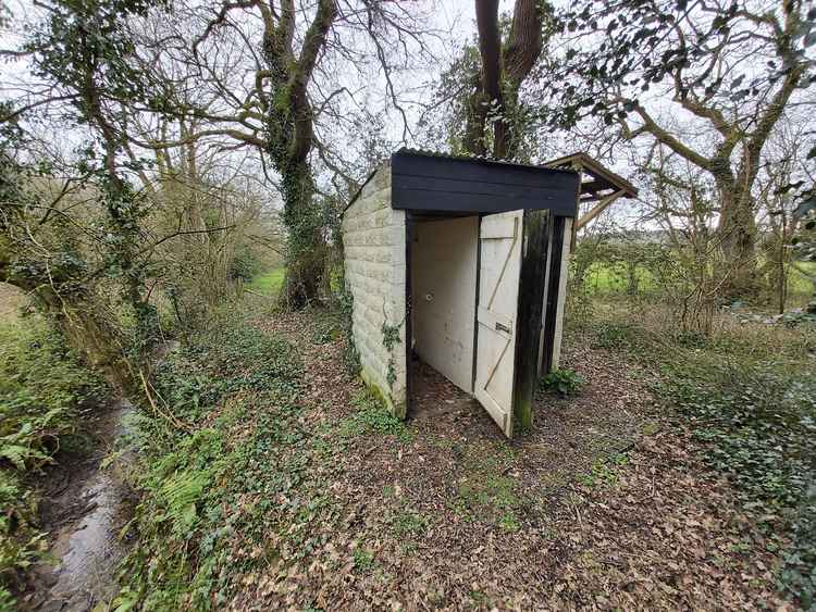 The old toilet block