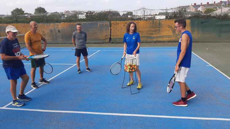 Training at Rusty Rackets tennis