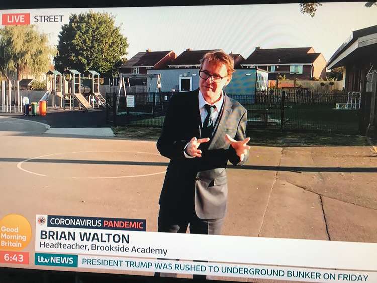 Brian Walton when he appeared on Good Morning Britain