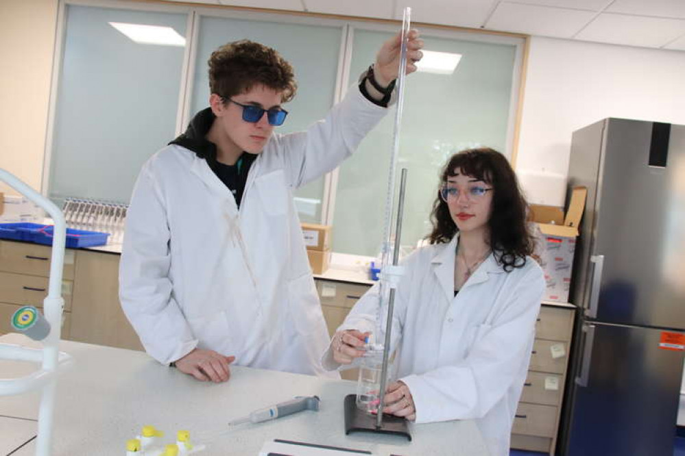 Places are available on T-level science courses at the college for this September