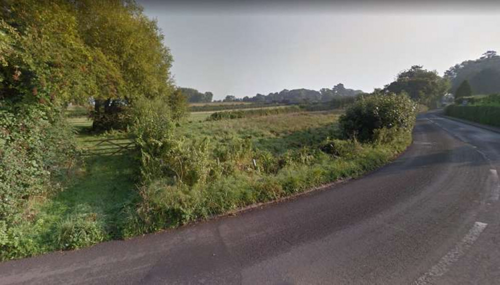 The area of land where the new homes were proposed to be built in Baltonsborough (Photo: Google Street View)