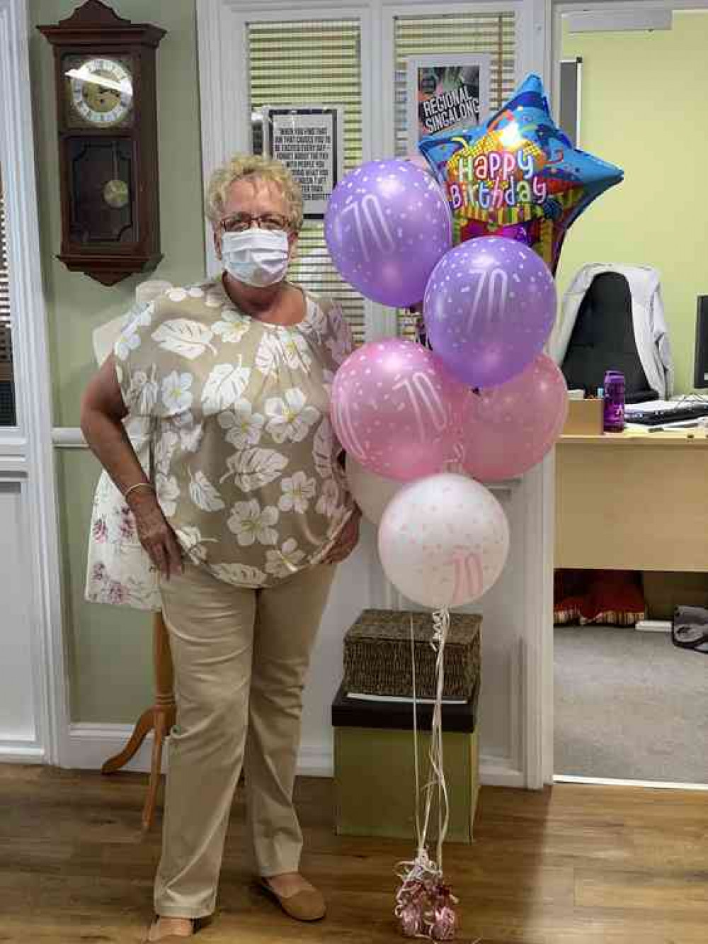 Sheila recently celebrated her 70th birthday.