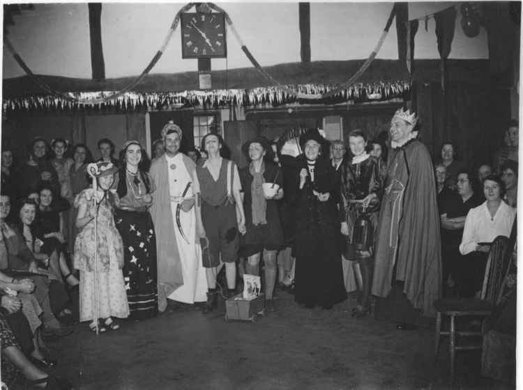 The panto at Milford village Hall in 1950.