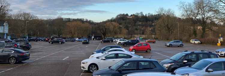 Crown Court car park was unusually quiet.