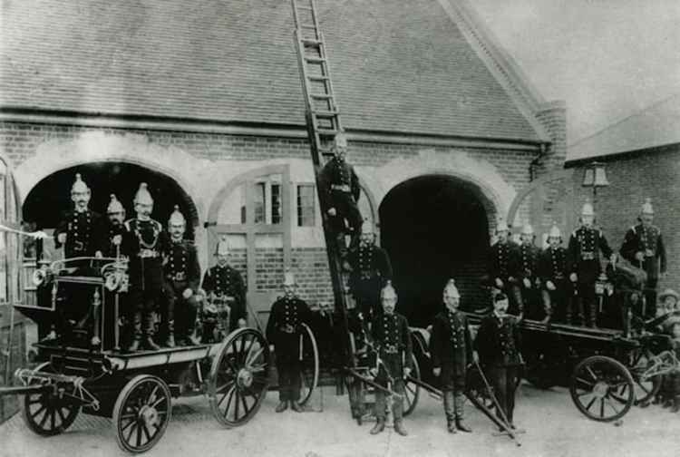 An impressive display at the opening of the Queen Street station in 1904. Photo courtesy of Roy Squires.