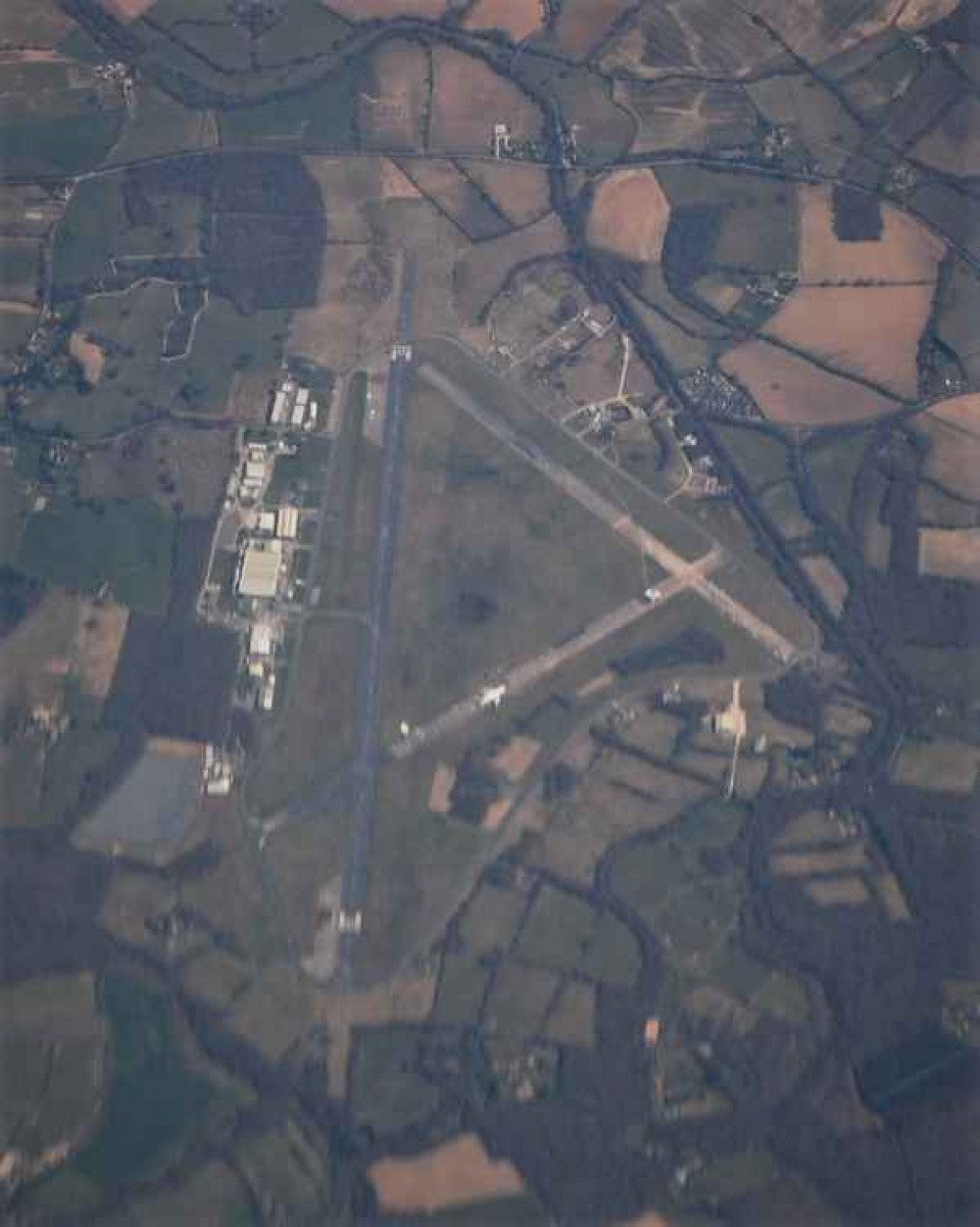 Dunsfold Aerodrome from the air.