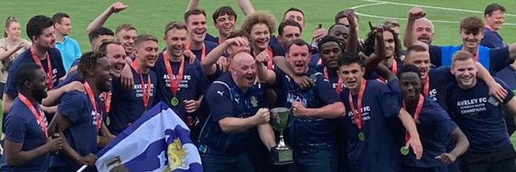 Aveley FC are Isthmian North champions