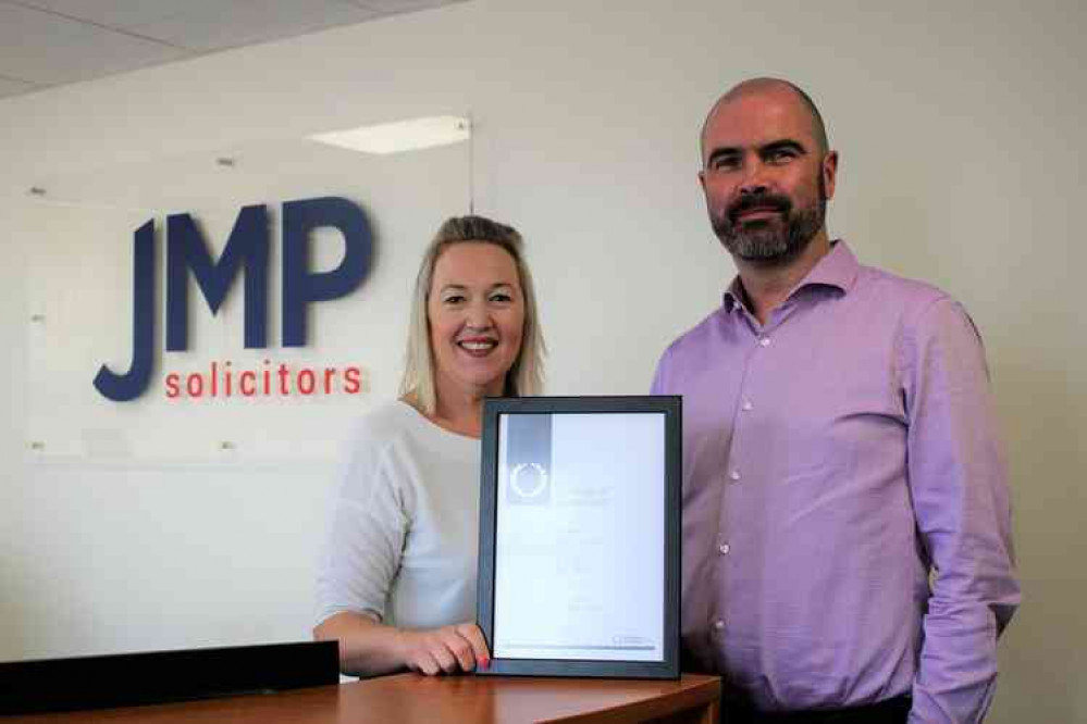 JMP Solicitors director Sam Towle and managing director Ian Howard