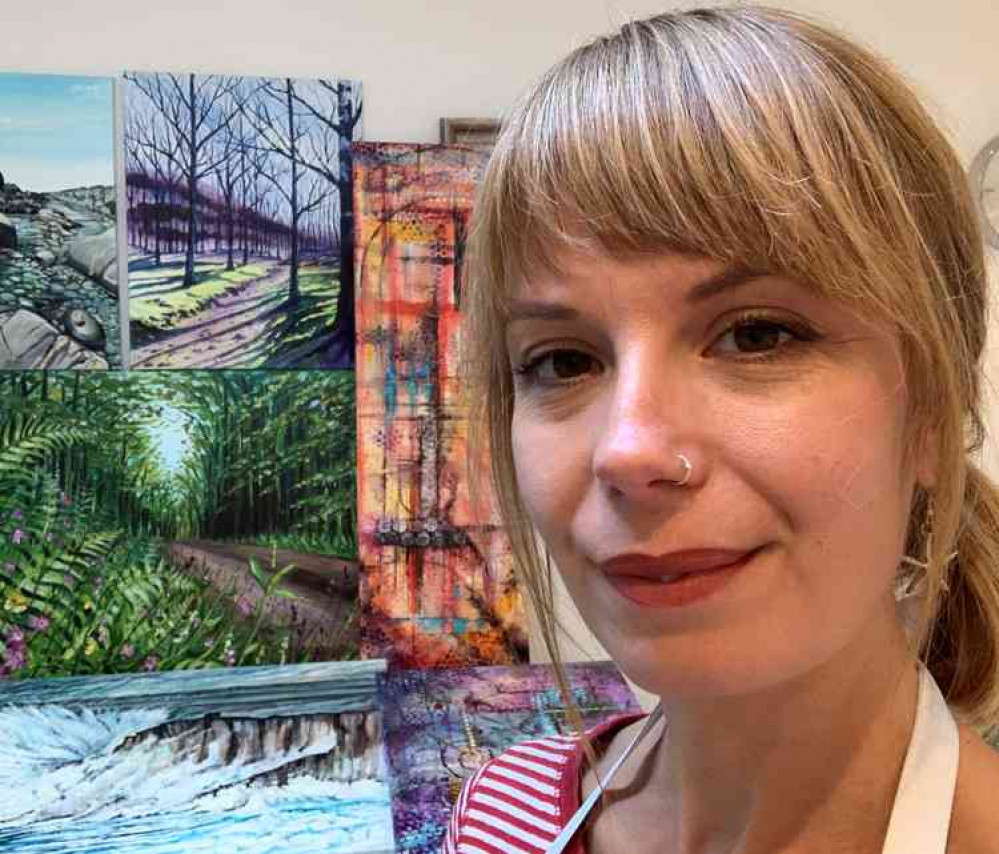 Local artist Claire Carrington