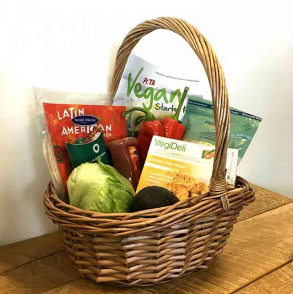 Example of PETA hamper. Photo: PETA