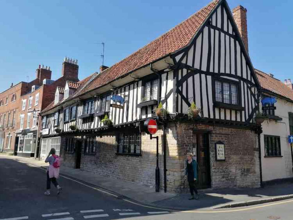 The Blue Pig at 9 Vine Street, Grantham