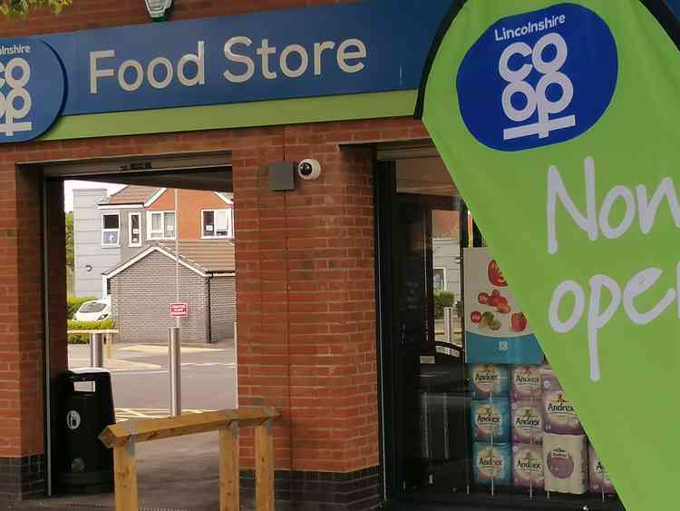 The new Co-op on the corner of Springfield Road and Hanbury Road