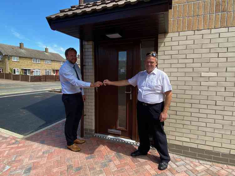 Coun Robert Reid and Jonathan Miernik