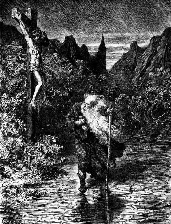 The Wandering Jew. Image courtesy of Wikipedia.