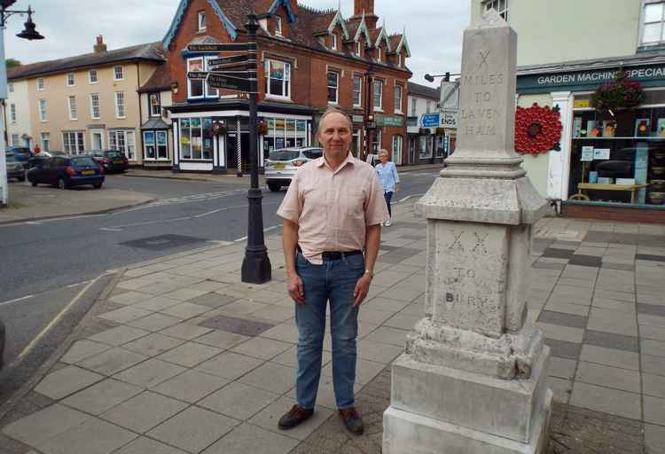 Babergh leader John Ward out shopping in Hadleigh