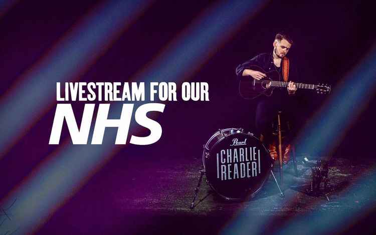 Charlie raised £1,000 for the NHS through live streamed performances