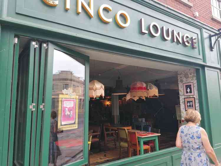 Grantham's Cinco Lounge yesterday