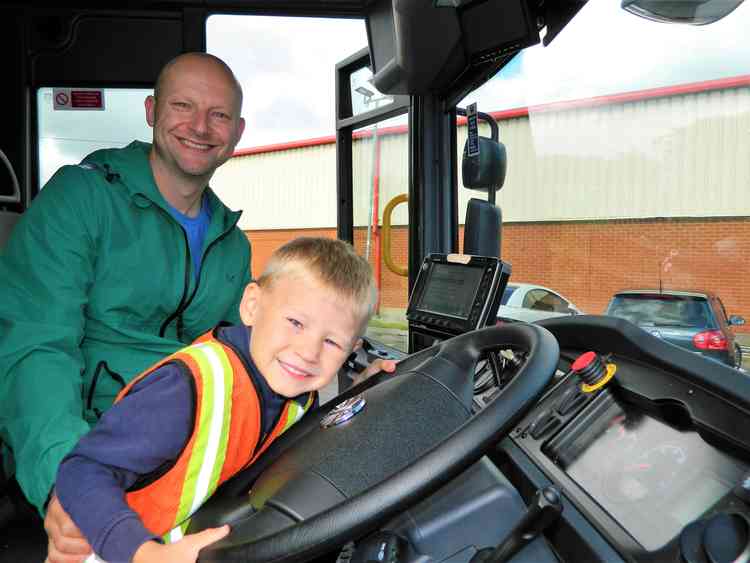 Max and his dad Martin